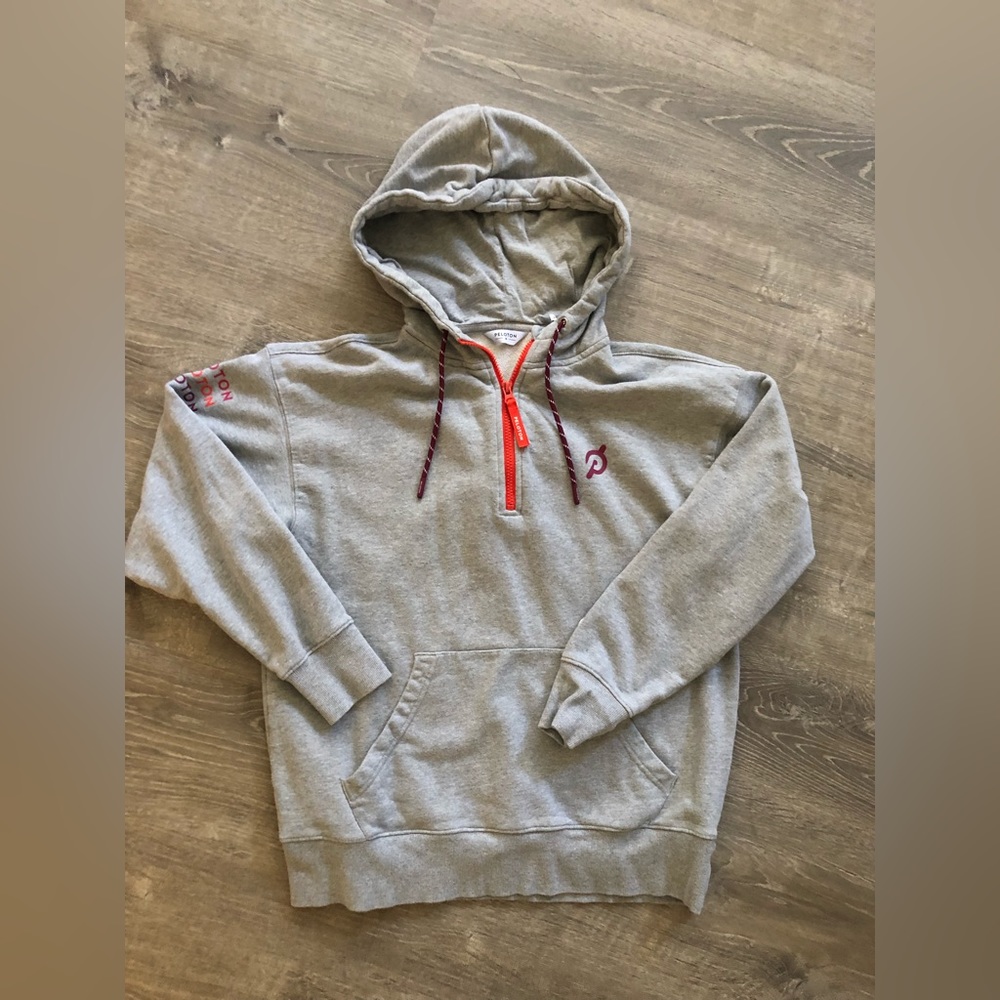 Peloton gray hoodie